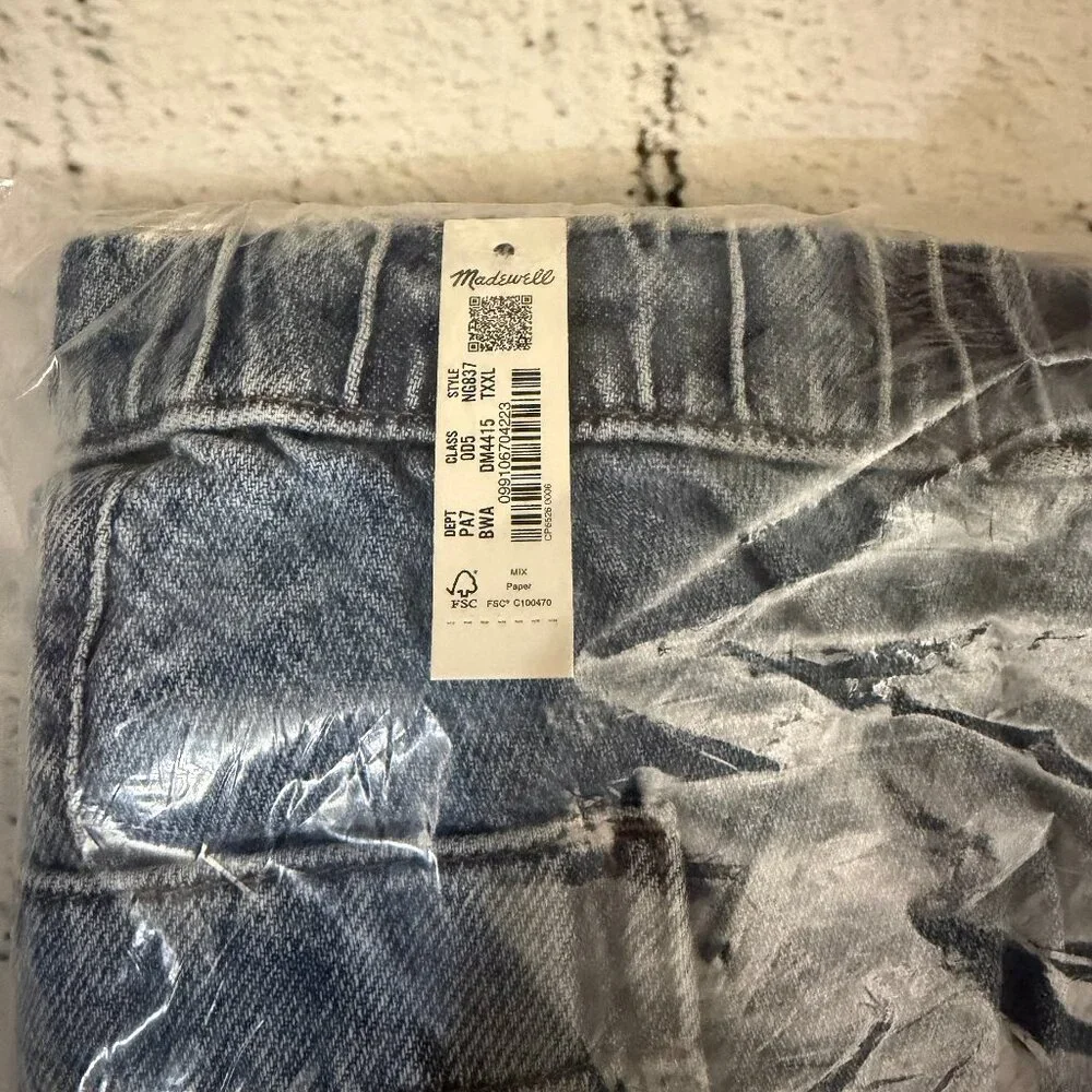 Madewell Plus Pull-On Relaxed Jeans Tall XXL